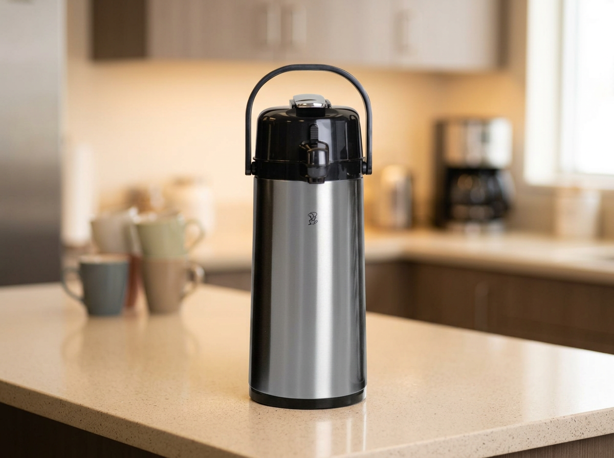 KK glass-lined airpot for office coffee service